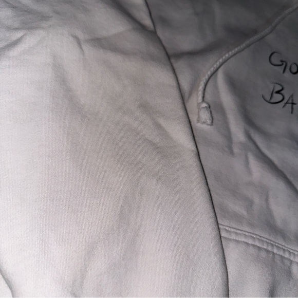 badwood x goodwood white cherub baby angel pullover hoodie sweatshirt size med - Picture 7 of 7